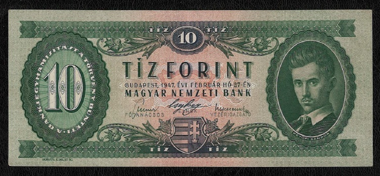 1947 10 forint aUNC