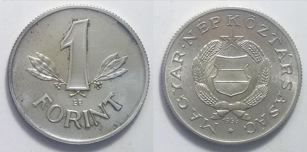1966 1 forint ezüstpénz