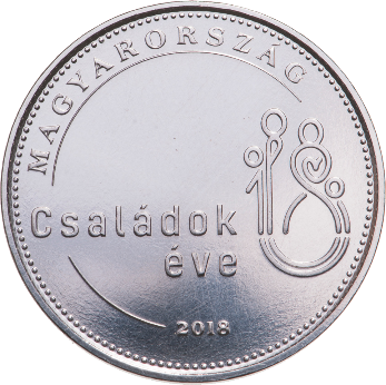 2018 50 forint érme Családok éve